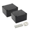 LeMotech Electrical Box ABS Plastic Project Box IP65 Waterproof Junction Box for Electronics, Black 2.48x 2.28x 1.37
