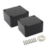 LeMotech Electrical Box ABS Plastic Project Box IP65 Waterproof Junction Box for Electronics, Black 2.48x 2.28x 1.37