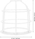Bulb Bulb 5.70In Uonlytech Industrial Protector Cage Light Guard Shade Cover Wire Lamp Shade Frame Light Covers