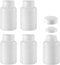 uxcell Plastic Lab Chemical Reagent Bottle, 150ml/5oz Wide Mouth Sample Sealing Container, 5pcs