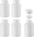 uxcell Plastic Lab Chemical Reagent Bottle, 150ml/5oz Wide Mouth Sample Sealing Container, 5pcs