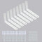 WINKER Corner Brace 8Pcs Shelf Bracket Heavy Duty White Steel L Corner Brace,