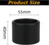 E26 E27 1-1/2 Inches (Balck,3-Pack) Light Socket Shade Ring,Metal Lamp Shade Collar Rings for Medium-Base Ceramic