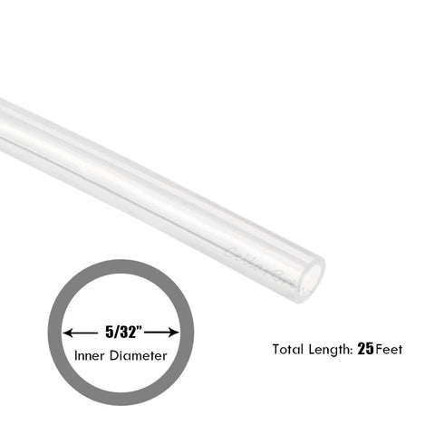 5/32" 5/32" 1/4" 25 ID Silicon Tubing, JoyTube Food Grade Silicon Tubing ID x OD Feet High Temp Pure Silicone Hose Tube
