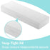 ZneOkoay 3 Packs Small Plastic Pencil Case Clear Boxes Stationery Storage Case with Hinged Lid and Snap Closure