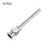 10pcs 12Gauge Stainless Steel Dispensing Needles, 1" Blunt Tips Luer Lock for Thick Liquids, Lab Use