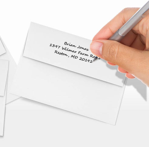LUXPaper 4Bar A1 Invitation Envelopes, Peel & Press, 3 5/8" x 5 1/8", White, 250 Qty