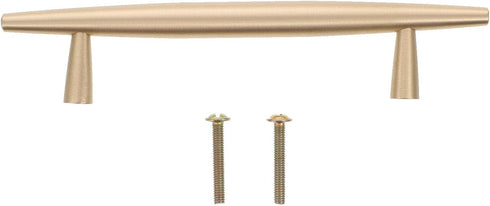 Brass Minimalist Cabinet Pulls Spacing Drawer Handles for Wardrobes Cabinets Bedside Tables