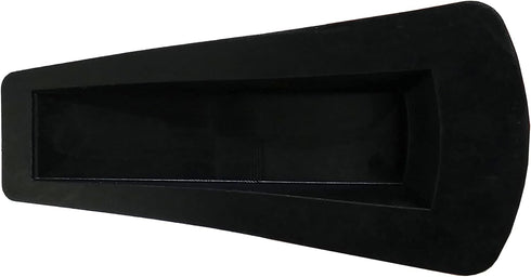 Shepherd Hardware 8934E Heavy Duty Rubber Door Wedge, Black, 2 Pack