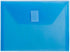 JAM PAPER Plastic Envelopes with Hook & Loop Closure - Index, 5 1/2 x 7 1/2, Blue, 12/Pack