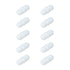 MECCANIXITY Magnetic Stirrer Mixer, 10mm PTFE Coating Stir Bar Rod for Laboratory, 10 Pcs