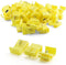 AKOAK 50 Pack 12-10 Gauge Yellow Double Run Solderless Wire Connectors, Quick Splice Electrical Wire Splice Connectors