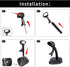 Goose Neck Hands Free Adjustable Barcode Scanner Stand - Desk Support Holder