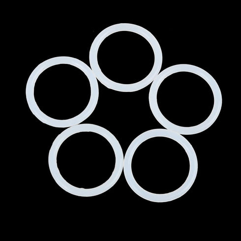 X AUTOHAUX Silicone O-Rings, 34mm OD, 27mm ID, 3.5mm Width VMQ Seal Gasket for Compressor Valves, Pack of 10