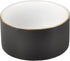Ceramic Paper Clip Holder, Black Paperclip Dispenser for Desk Organizer