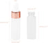 5ml Frosted Glass Dropper Bottles, 1/6Oz Rose Gold with Glass Eye Dropper & 2 Funnels