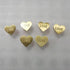 SANCHAKOU 4 Pack Brass Cabinet Pulls Bedside Table Love Handle Cabinet Pure Copper Handle Cabinet Drawer Handle Single