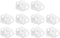 uxcell Plastic Tubing Clamps, 10pcs 1/4"-1/2" Tube OD Adjustable Clamp for Laboratory Flow Control
