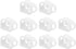 uxcell Plastic Tubing Clamps, 10pcs 1/4"-1/2" Tube OD Adjustable Clamp for Laboratory Flow Control
