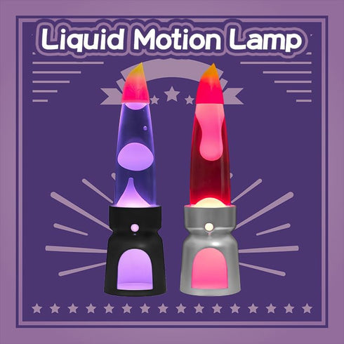 MLATAOOYG 13 Candle-Shaped Liquid Motion Lamp - Retro Mood Light with Mesmerizing Wax Flow, Color-Changing Night Light