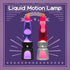 MLATAOOYG 13 Candle-Shaped Liquid Motion Lamp - Retro Mood Light with Mesmerizing Wax Flow, Color-Changing Night Light