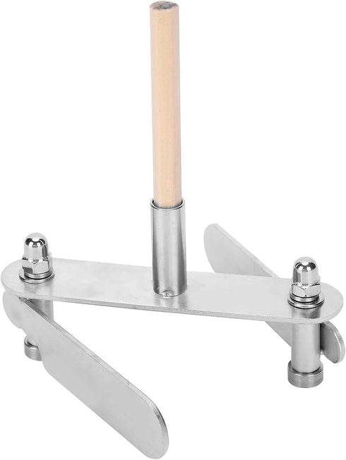 YWBL-WH 60mm Woodworking Scriber, Stainless Steel Locator Tool for Marking Center Finder, Scribing Gauge