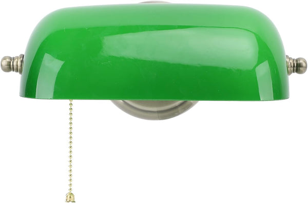 Asixxsix Vintage Wall Sconces with Bankers Lamp Shade, Indoor sconces Wall Lighting