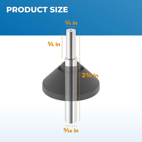 DNP617 1/4 Pokin Centering Cone Compatible with Router, for Fixed Base Compact Router Subbase Centering Pin & Cone