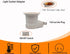 Bulb, 6W( 60W Bulbs,Dimmable G80/G25 2700K White,E26 ,Pack 2 1pcs Half Chrome Edison Light Eqv.) LED Edison Globe