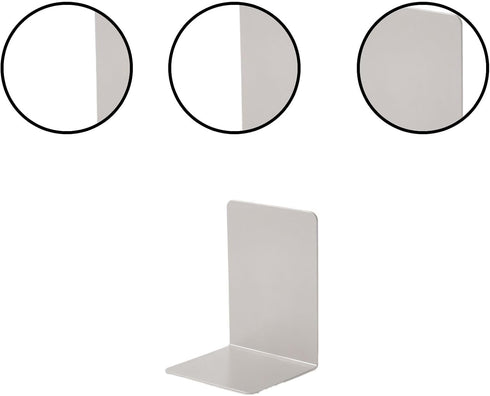 Calcipxx Metal Bookends for Desk - and Stylish Desk Organizers for Home Office and Study Spaces