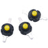 mxuteuk 30pcs Self-Lock Micro Push Button Switch DC 12V 0.5A 2-Pin Latching Mini On/Off Switch (Flat Pin)