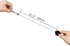 YOUOWO 2 Pack Lanyard with ID Badge Holder, Retractable Lanyard Black with Card Holders, Waterproof