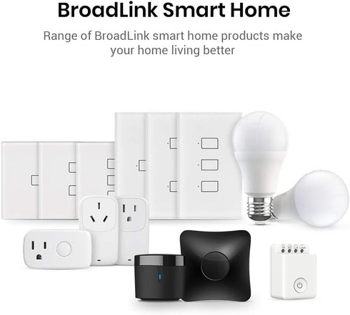 Broadlink Smart Bulb, 10W RGB Dimmable Wi-Fi LED Light Bulbs, Color Changing A19 800lm, 4-Pack
