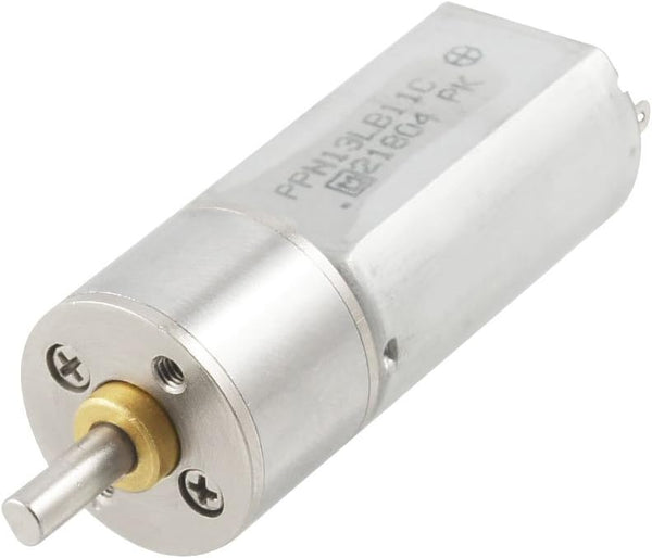 uxcell DC 6V 16GA 600RPM Gear Box Robot Micro Geared Motor, Silver Tone