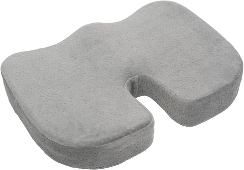 Tailbone HomeStock Memory Foam Seat Cushion - Black Orthopedic Support for Sciatica, Back & Pain Relief - Washable
