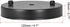 120mm 4.7Inch 3Pcs uxcell Retro Light Canopy Kit Pendant Lighting Ceiling Plate Black