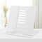 Book Stand Metal Desk Holder, Adjustable Cookbook Holder for Hands-Free Reading, Portable for Music, Textbooks, Recipes