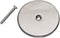 Oatey 42784 8-Inch Stainless Steel Flat Cover Plate for Cleanout Plug Access Hole