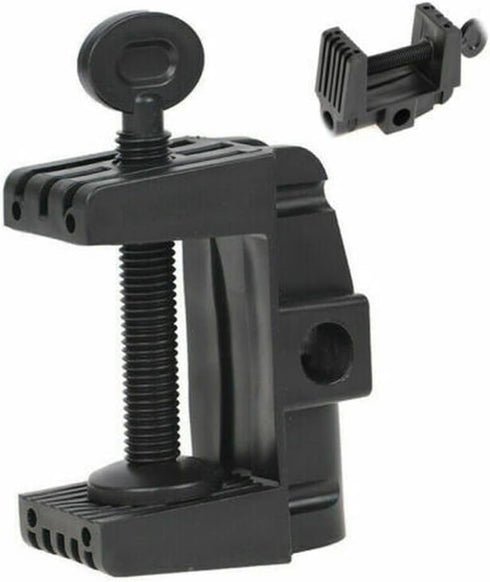 asky Adjustable Desk Lamp Bracket Holder - Black Clip Light Mount