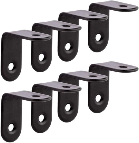 Corner Bracket Shelf Bracket,Heavy Duty Black Stainless Steel L Corner Brace,Right Joint