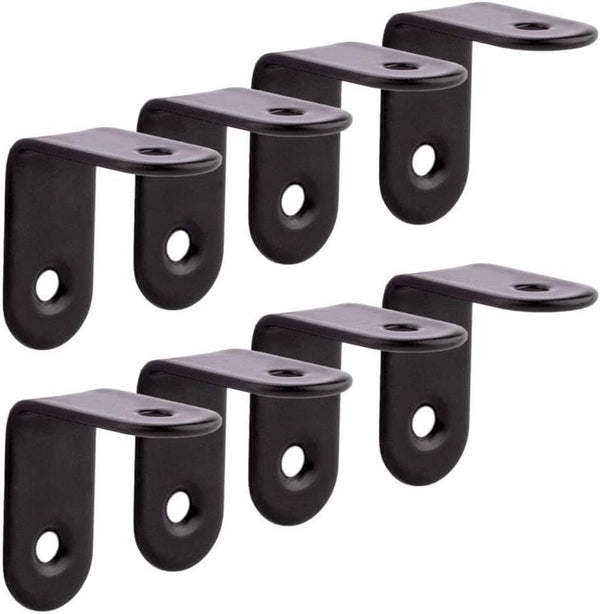 Corner Bracket Shelf Bracket,Heavy Duty Black Stainless Steel L Corner Brace,Right Joint