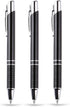 Pen with Light, Light Up Ballpoint Pen, Bright Lighted Pens For Writing in the Dark Led Light Flashlight Nurses Pen with Light Tip 3 Pack Penlight-Red Light
