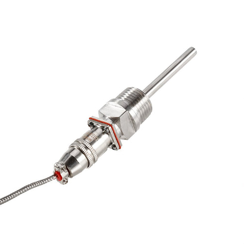 Akozon RTD PT100 Waterproof Temperature Sensor with 1/2" NPT Threads and 2 Meter Cable