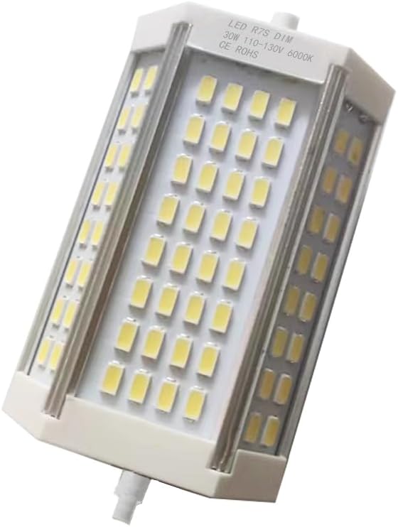 Tsunetani R7S Dimmable LED J118 118mm Bulb 30W J-Type Light Bulb 6000k (300W