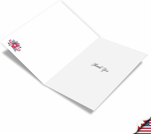 5 7 Inch (1 Birds-Hummingbird C10347ATYG NobleWorks - Thank You Paper Card with x Envelope Card) Bold