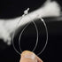 5000 pcs 5" Loop Lock Security Fasteners, Snap Lock, Natural
