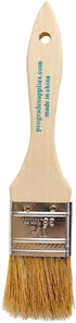 Pro Grade Chip Paint Brushes, 12 Ea 1.5 Inch Light Brown Chip Paint Brush