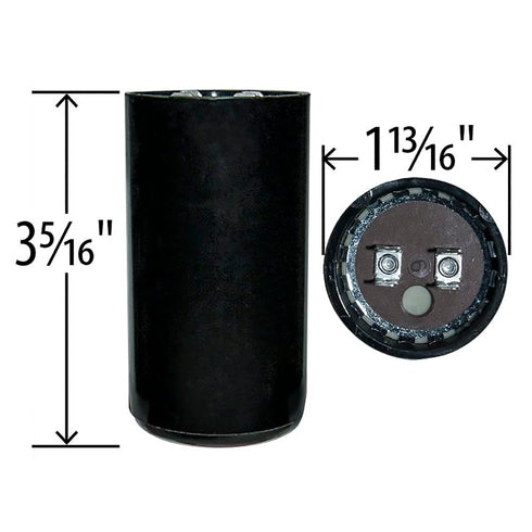 & Armatures 11949 Start Capacitor, 145-175 MFD, 220/250V