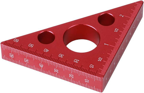 Carpenter Ruler, Aluminum Alloy Right Angle Ruler for Woodworking Measuring Tool for Roofers and Builders