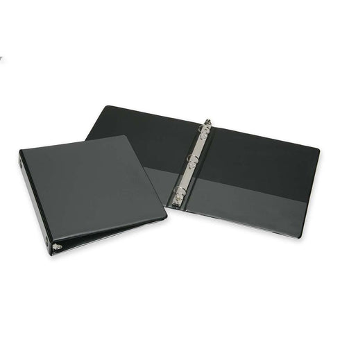 Round Ring View Binders - 1" Capacity - Black